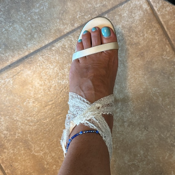 Jimmy choo size  38 /7.5 White - Picture 4 of 5